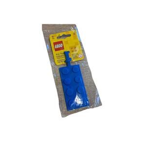 Lego Brick Bag Tag 2X4 Silicone Luggage Tag Blue NEW SEALED H88